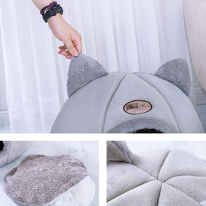 Cat Ears Removable Bed - Soft, Comfy and Fluffy!